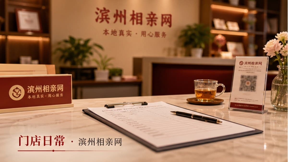 滨州相亲网门店日常：一位本地单身朋友到店登记