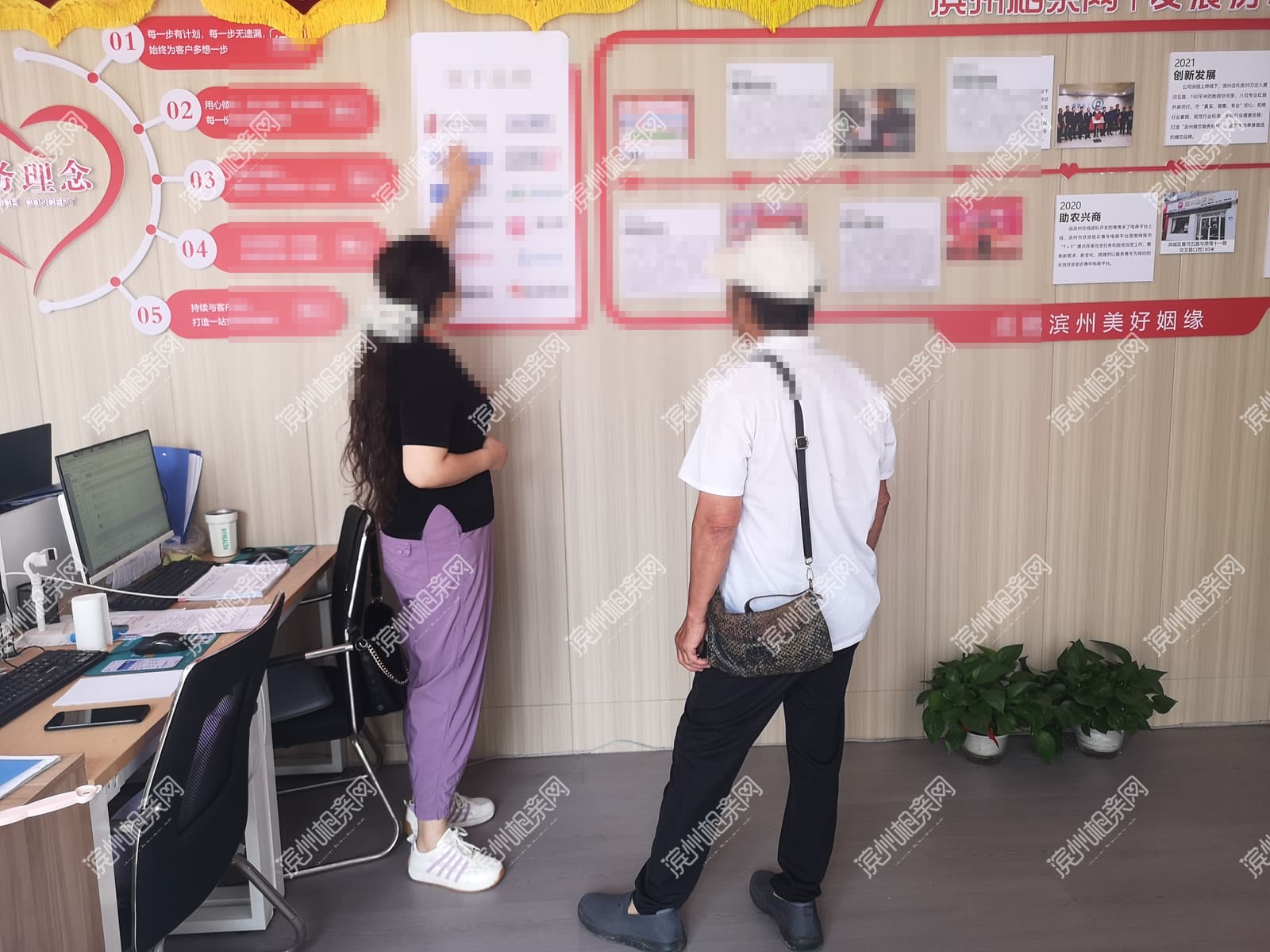 滨城店门店日常:资料整理后的匹配方向确认